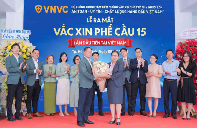 VNVC ra mắt vaccine phòng 15 chủng phế cầu
