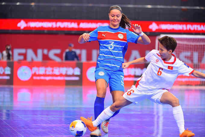 Việt Nam vào tứ kết futsal nữ châu Á