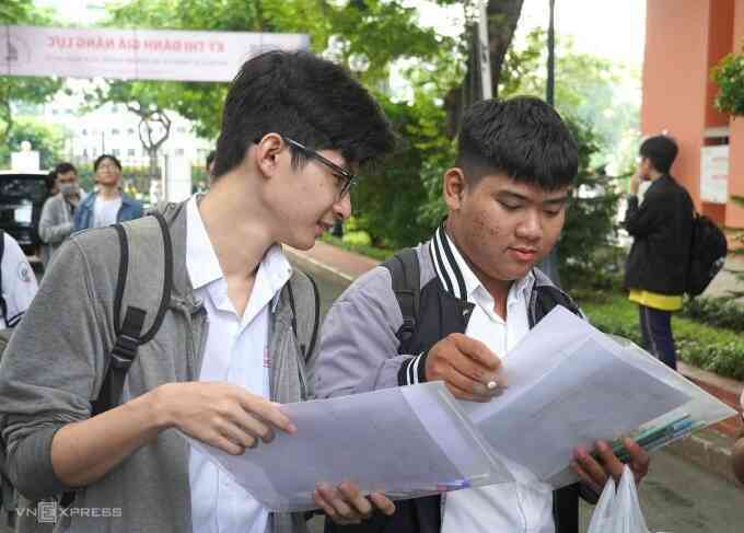 Hơn 67.600 thí sinh thi lại để tăng cơ hội vào đại học