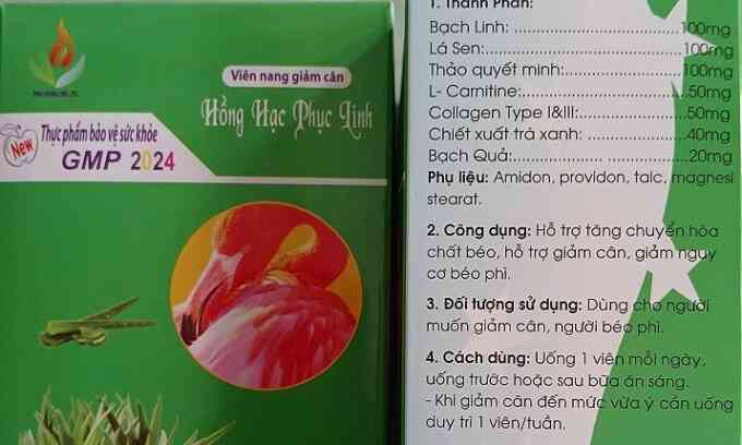 Phát hiện viên uống giảm cân chứa chất cấm