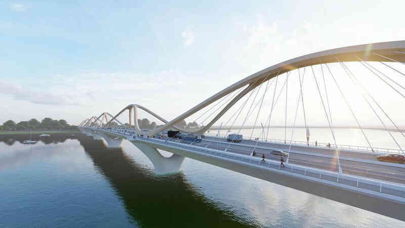 Chủ tịch Hà Nội `thúc` tiến độ khởi công 2 siêu cầu bắc qua sông Hồng