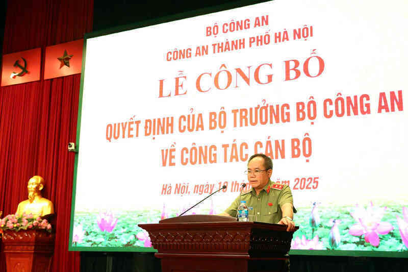 Đại tá Nguyễn Đức Long làm Phó Giám đốc Công an TP Hà Nội