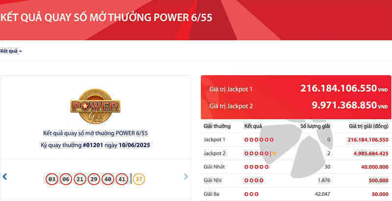 Vietlott tìm ra 2 vé số trúng độc đắc gần 10 tỷ