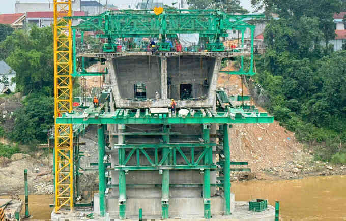 Cầu Phong Châu mới dự kiến hoàn thành vào tháng 10