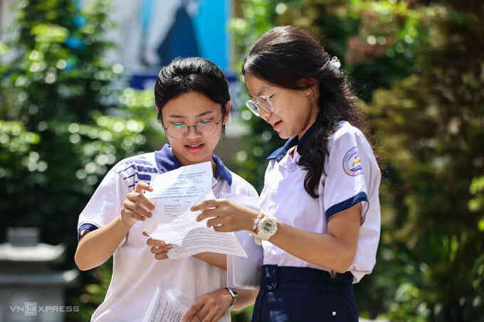 TP HCM công bố đáp án 3 môn thi lớp 10 công lập