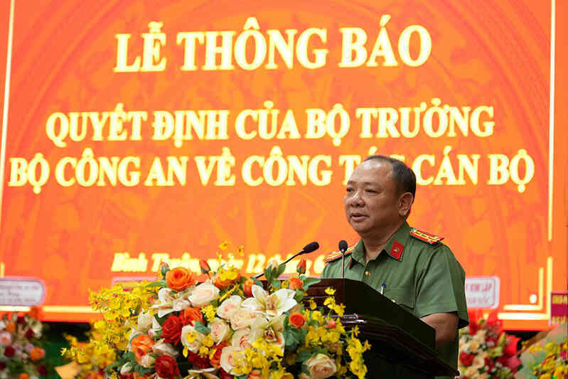 Đại tá Lê Quang Nhân làm giám đốc Công an tỉnh Bình Định