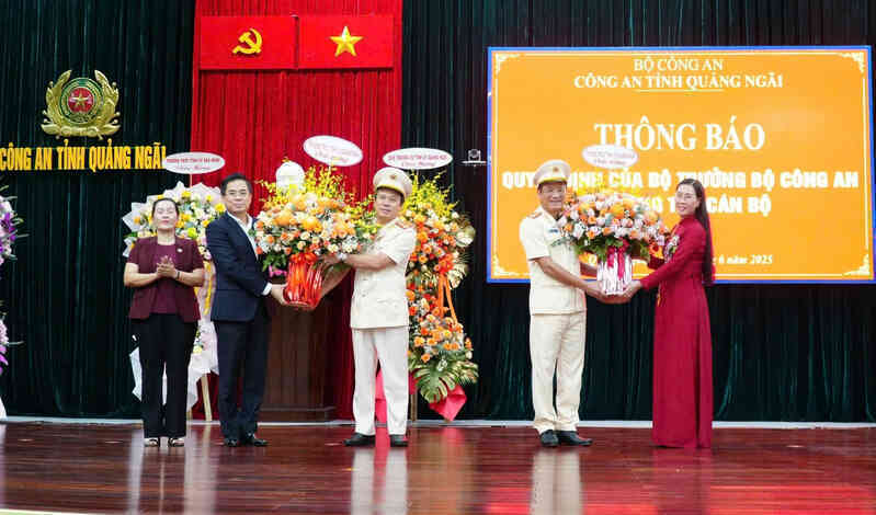 Đại tá Hồ Song Ân làm Giám đốc Công an tỉnh Quảng Ngãi