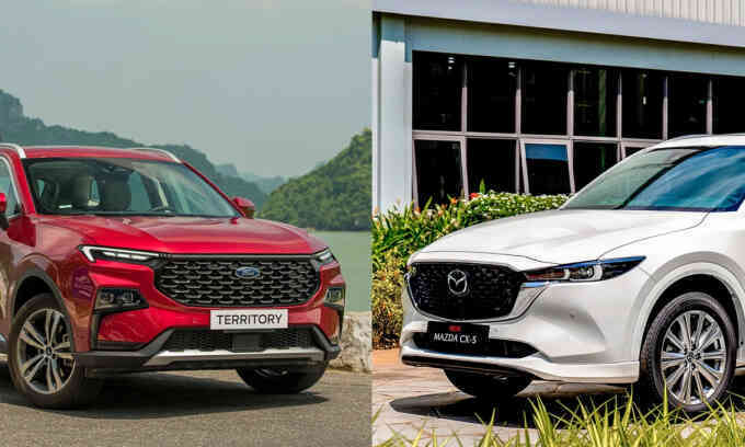 Doanh số Ford Territory vượt `ông vua` Mazda CX-5