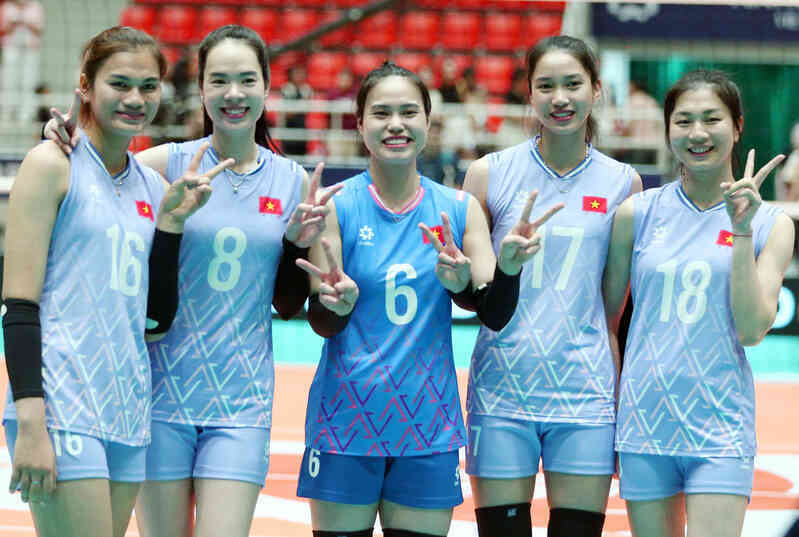Link xem bóng chuyền nữ Việt Nam vs Kazakhstan: Bán kết AVC Nations Cup
