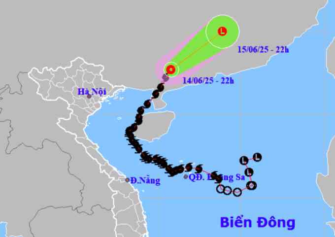 Bão Wutip suy yếu thành áp thấp nhiệt đới