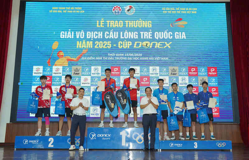 Lâm Đồng vô địch giải cầu lông trẻ Quốc gia 2025