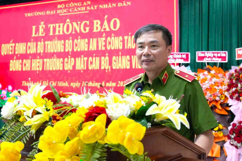Thiếu tướng Đỗ Anh Tuấn làm Hiệu trưởng Trường Đại học Cảnh sát nhân dân