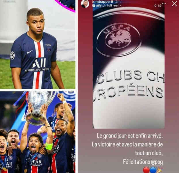 Kylian Mbappe, lời chúc PSG giành Cúp C1 và niềm cay đắng