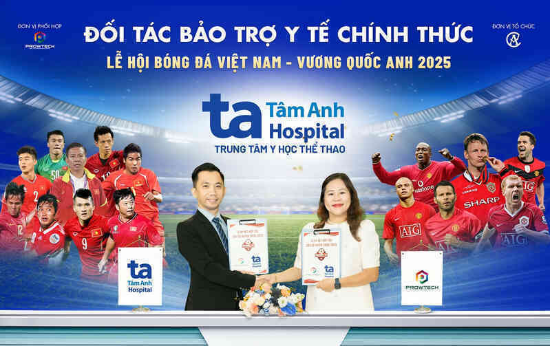 BVĐK Tâm Anh chăm sóc y tế cho 6 huyền thoại ‘Quỷ đỏ’ tại Việt Nam