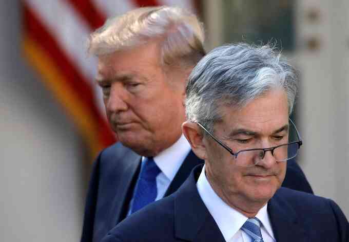 Ông Trump nói có thể thay đổi suy nghĩ về việc sa thải Chủ tịch Fed