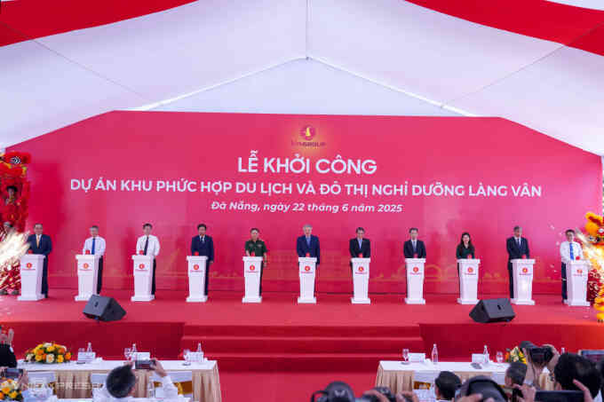 Khởi công dự án nghỉ dưỡng 44.000 tỷ đồng dưới chân đèo Hải Vân