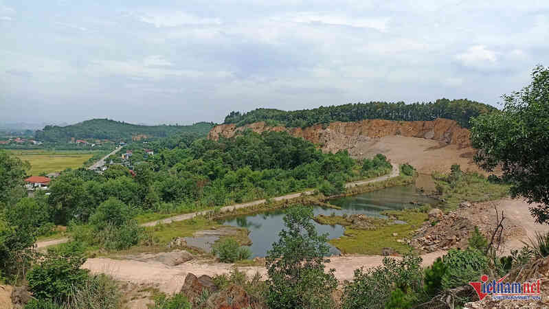 Cận cảnh mỏ khoáng sản ở Ninh Bình bị Cục Địa chất ___ Khoáng sản `tuýt còi`