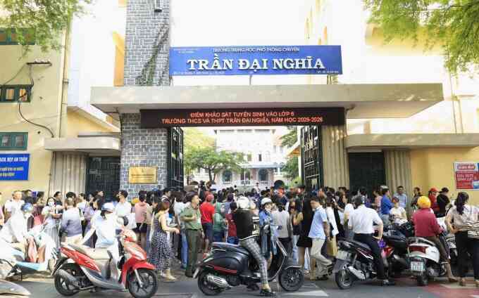 Điểm chuẩn lớp 6 trường Trần Đại Nghĩa tăng