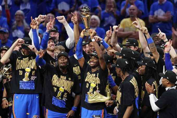 Oklahoma City Thunder vô địch NBA 2025