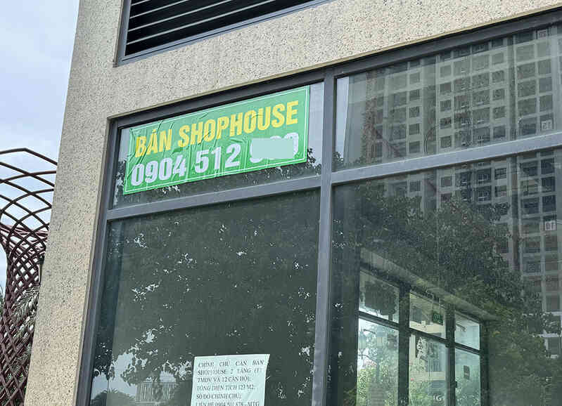 Shophouse gần 20 tỷ bỏ không: Muốn chốt lời cả năm không ai hỏi, cho thuê cũng khó