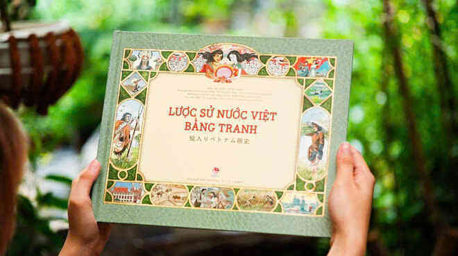 Sách tranh về sử Việt bán được hơn 200.000 bản