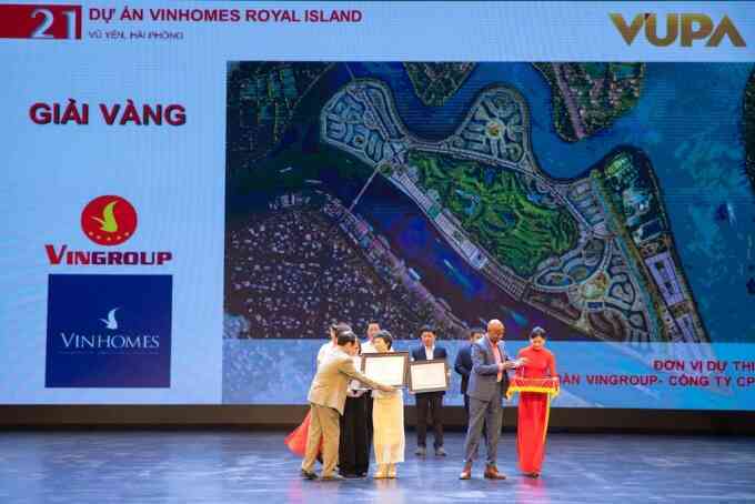 Vinhomes Royal Island đạt giải vàng về quy hoạch đô thị