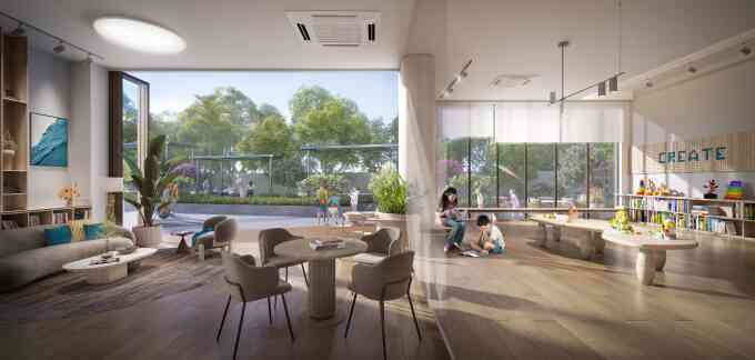 Điểm nhấn khu tiện ích cộng đồng hơn 850 m2 tại Gem Park