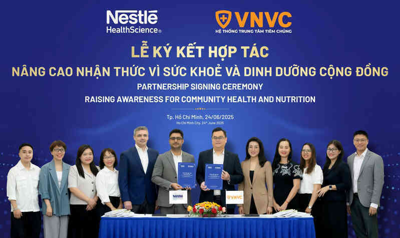 VNVC hợp tác thương hiệu dinh dưỡng hàng đầu châu Âu, nâng tầm sức khỏe Việt