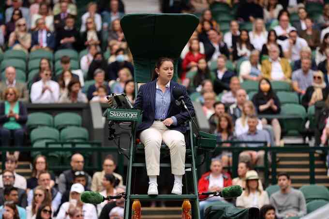 Wimbledon thuê trọng tài `dự bị` cho máy móc