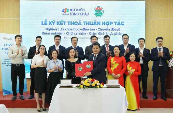 Long Châu hợp tác với Viện Kiểm nghiệm an toàn thực phẩm Quốc gia