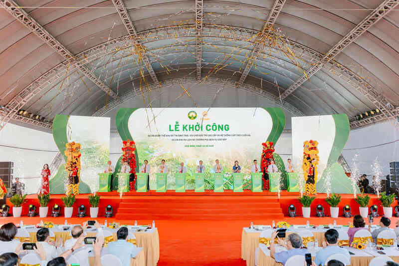 Sun Group khởi công Tổ hợp nghỉ dưỡng khoáng nóng hơn 21.000 tỷ đồng ở Hòa Bình