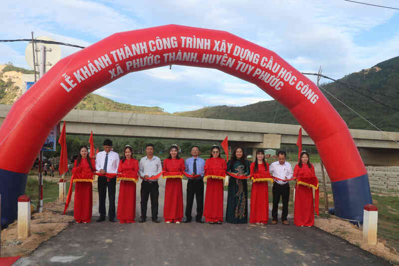 Cầu Hóc Công góp phần mở lối phát triển vùng quê Tuy Phước