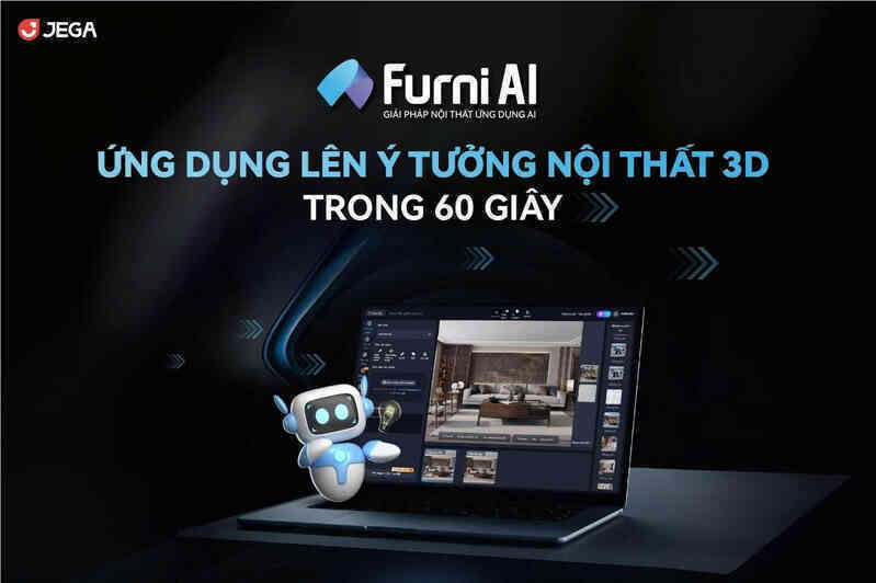 JEGA Việt Nam trình làng ứng dụng lên ý tưởng nội thất 3D trong 60 giây