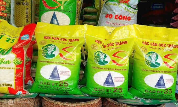 Tràn lan `Gạo Ông Cua` ST25 giả mạo