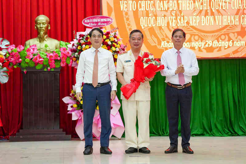 Khánh Hòa có 8 phó giám đốc Công an tỉnh sau sáp nhập với Ninh Thuận