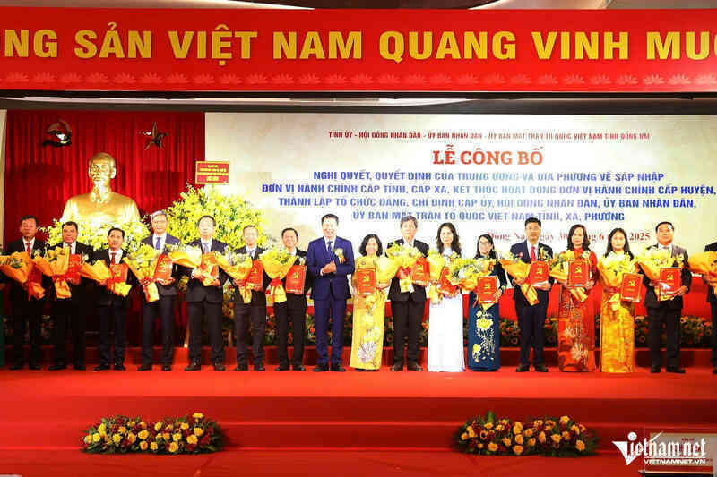 Danh sách 95 bí thư xã, phường mới ở Đồng Nai