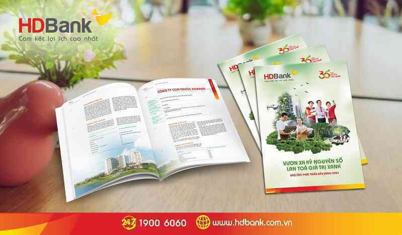HDBank phát hành Báo cáo Phát triển bền vững 2024