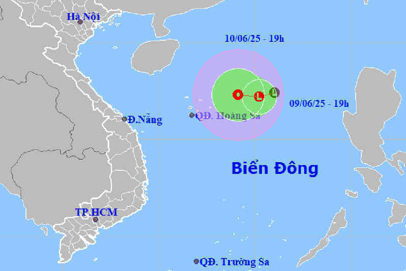 Biển Đông khả năng sắp hình thành áp thấp nhiệt đới