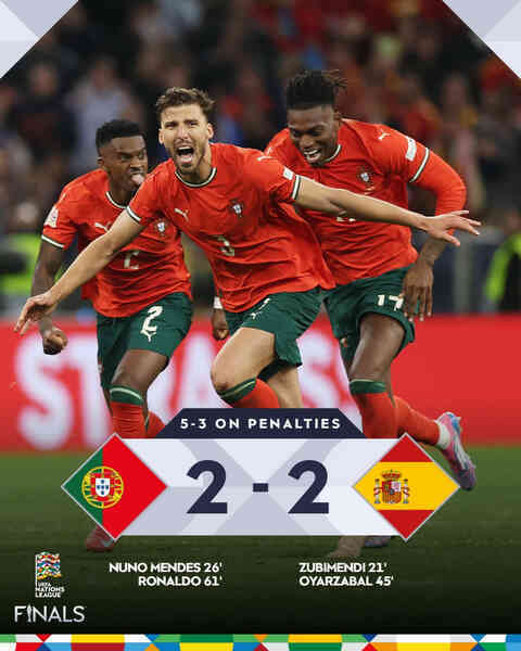 Kết quả bóng đá hôm nay 9/6: Ronaldo giúp Bồ Đào Nha vô địch Nations League