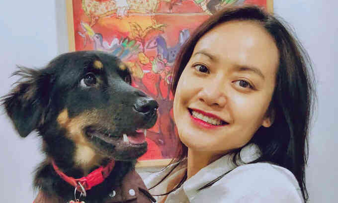 Hồng Ánh cưu mang chó mèo hoang