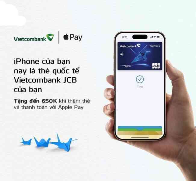 Vietcombank giới thiệu Apple Pay đến chủ thẻ quốc tế Vietcombank JCB
