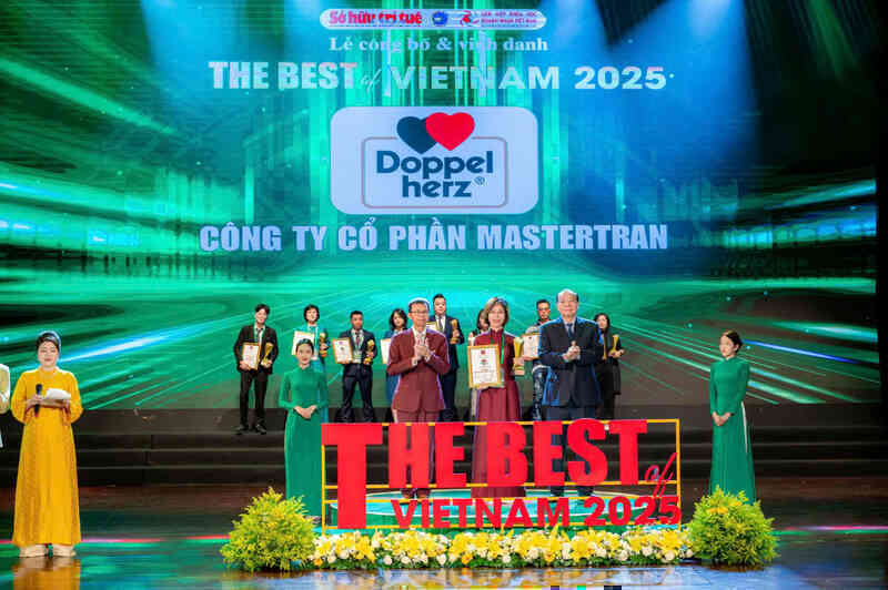 Doppelherz vào Top 10 thương hiệu tốt nhất Việt Nam 2025