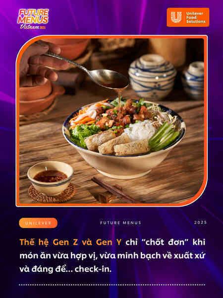 Future Menus 2025: Kết nối xu hướng và cảm hứng cho ẩm thực Việt