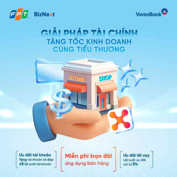 Hộ kinh doanh được miễn phí ứng dụng quản lý bán hàng, tích hợp hóa đơn điện tử