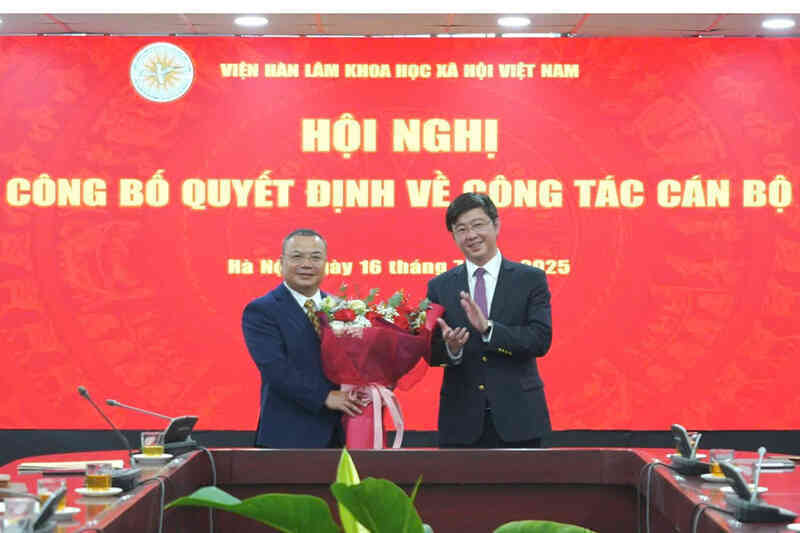 Ông Lê Nam Trung được bổ nhiệm làm Chánh Văn phòng Viện Hàn lâm KHXH Việt Nam