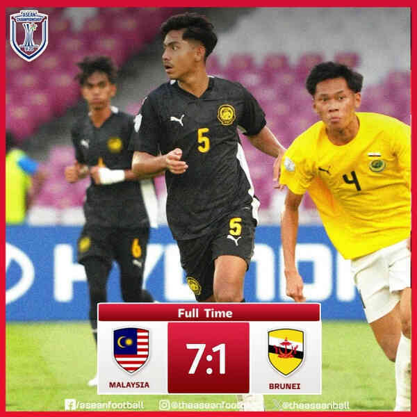 U23 Malaysia thắng rửa mặt ở giải U23 Đông Nam Á 2025