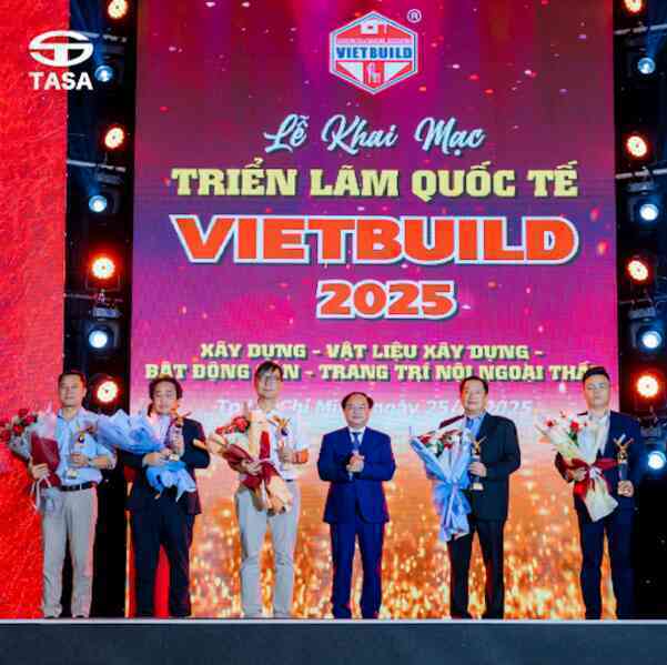 Không gian trưng bày ấn tượng của TASA Group tại Vietbuild 2025