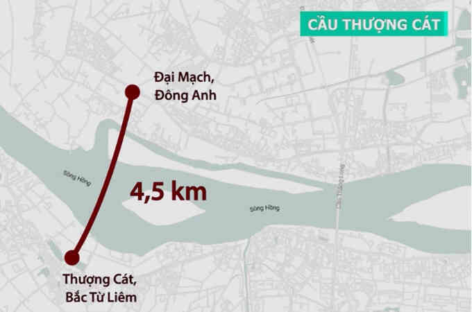 Hà Nội sẽ có khu đô thị trăm ha gần cầu Thượng Cát