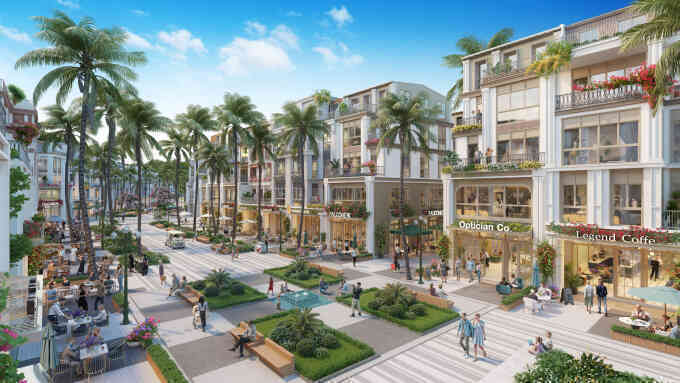 Điểm nhấn hai phân khu thấp tầng tại trung tâm Xanh Island Cát Bà