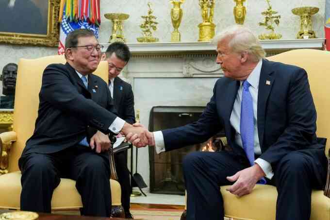 Ông Trump công bố thỏa thuận thương mại với Nhật Bản